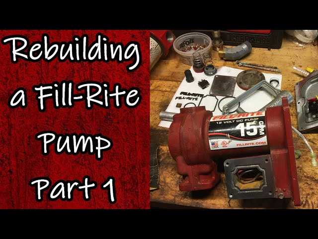 fill rite pump parts diagram