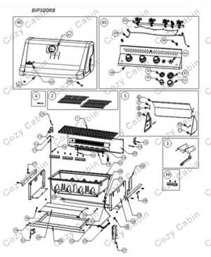 napoleon grill parts diagram