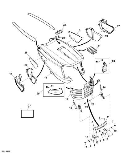 john deere lx277 parts diagram