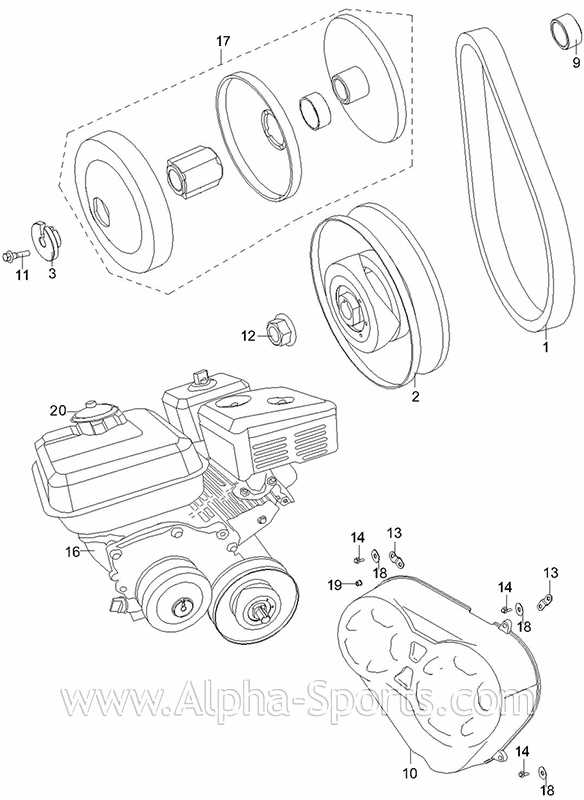 coleman go kart parts diagram