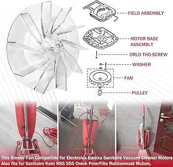 sanitaire vacuum parts diagram