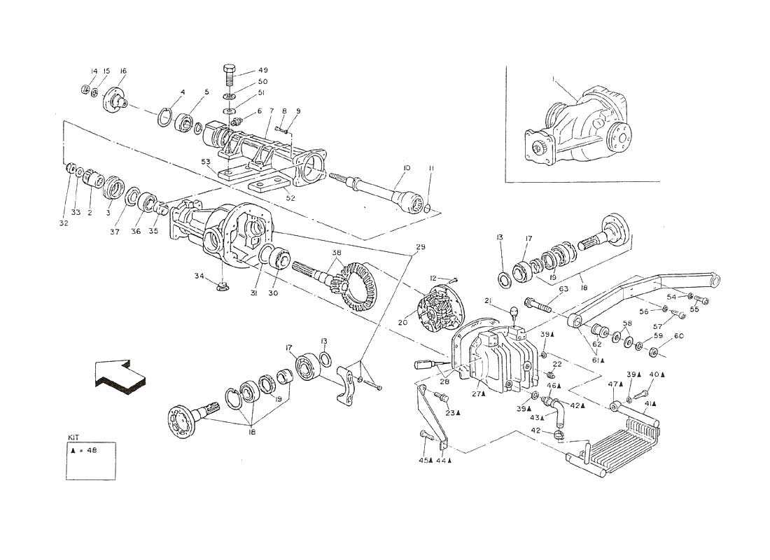 chevy front differential parts diagram