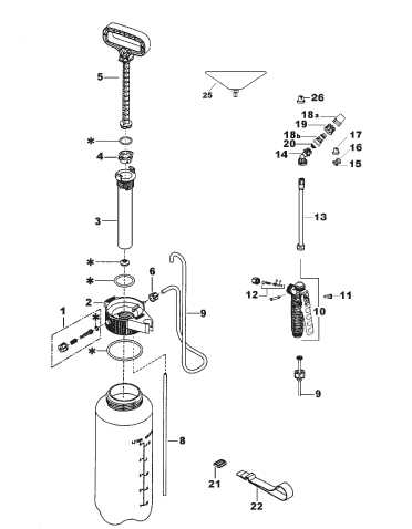 sink sprayer parts diagram