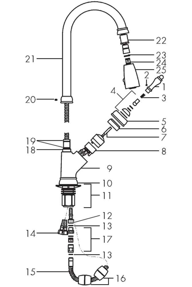 franke faucet parts diagram