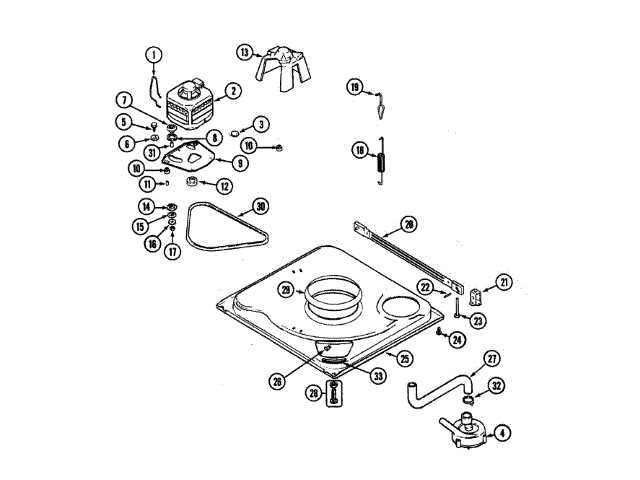 amana washer parts diagram