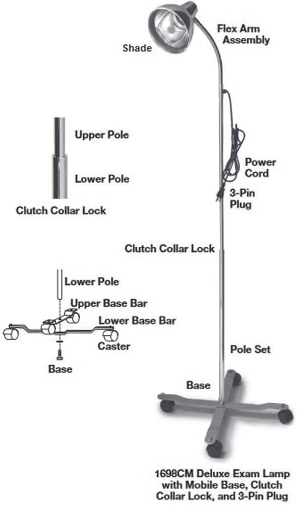 floor lamp parts diagram