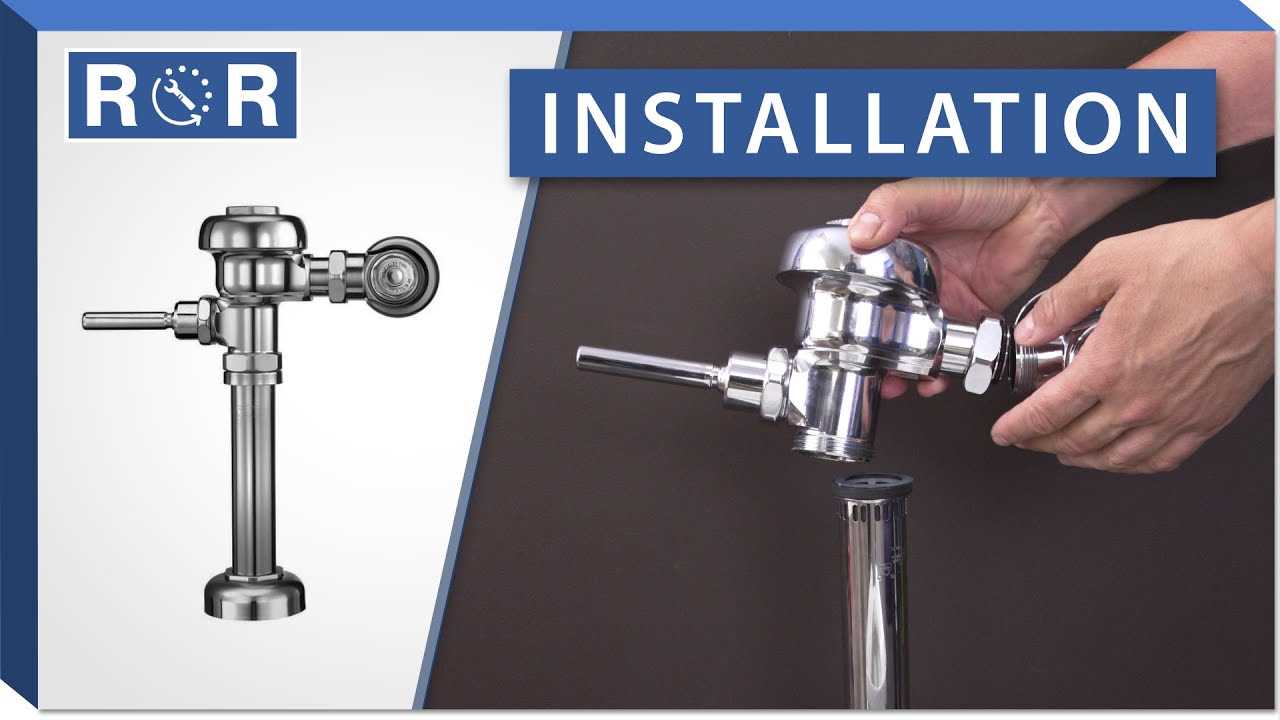 sloan royal flushometer parts diagram