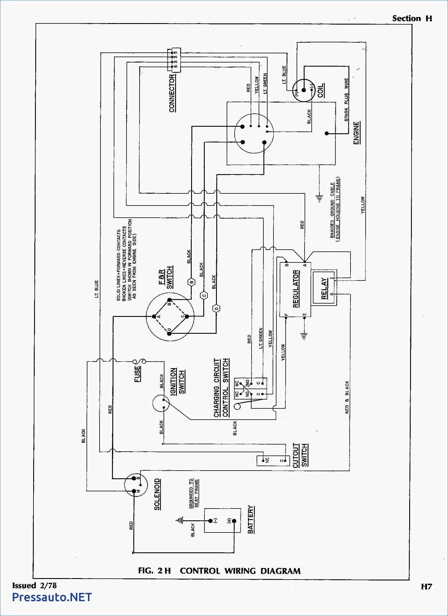 ezgo workhorse parts diagram