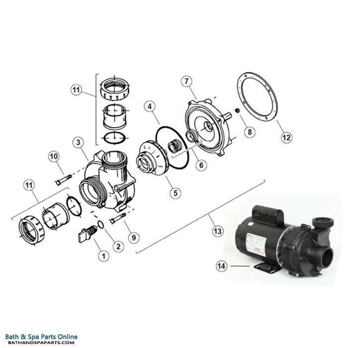 balboa hot tub parts diagram