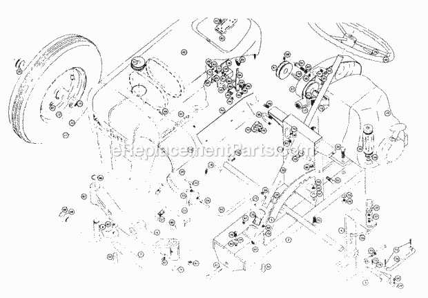 wheel horse tractor parts diagram