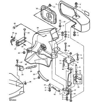 john deere bagger parts diagram