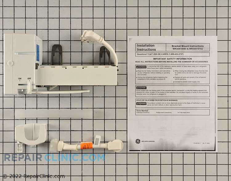 kenmore refrigerator ice maker parts diagram