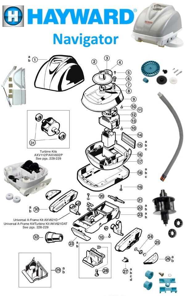 swimpro voyager parts diagram