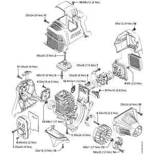 stihl fs 40c parts diagram