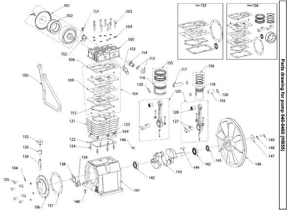 dewalt air compressor parts diagram