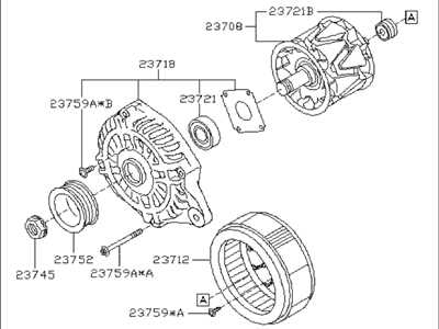 alternator parts diagram