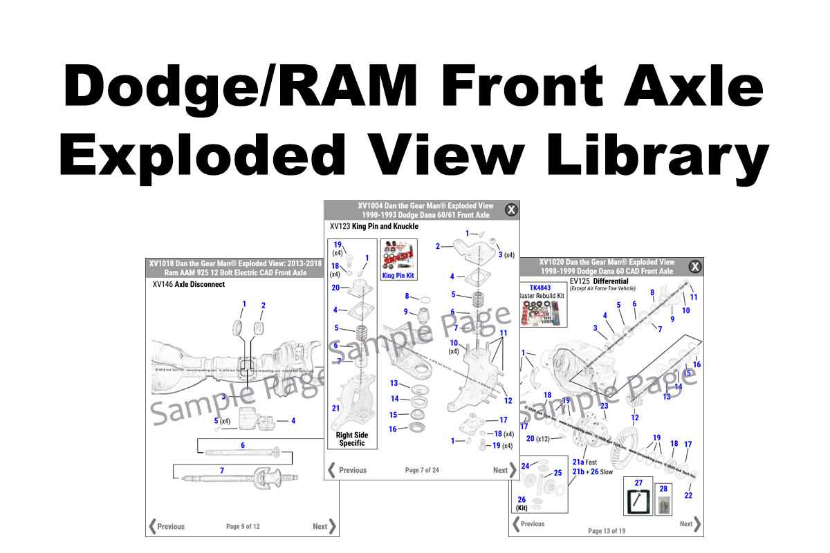 dodge ram 3500 front end parts diagram