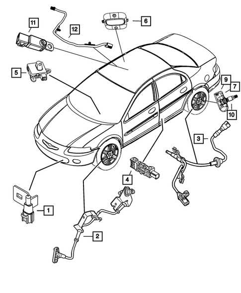 2008 chrysler sebring convertible parts diagram