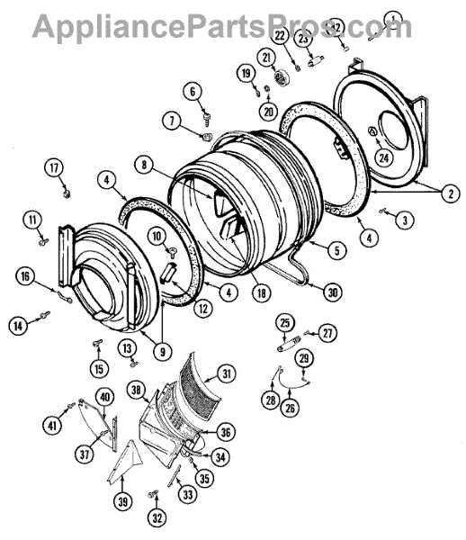 whirlpool dryer parts diagram