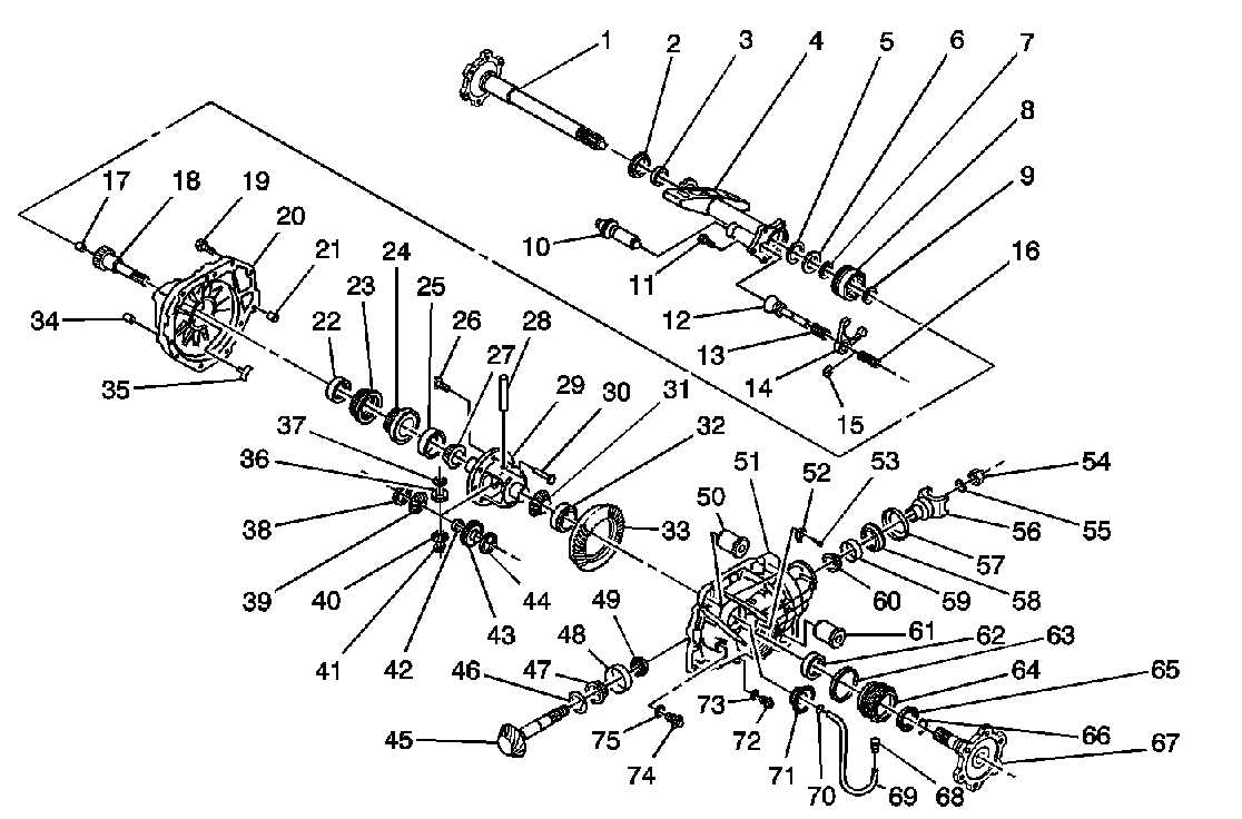 chevy front differential parts diagram