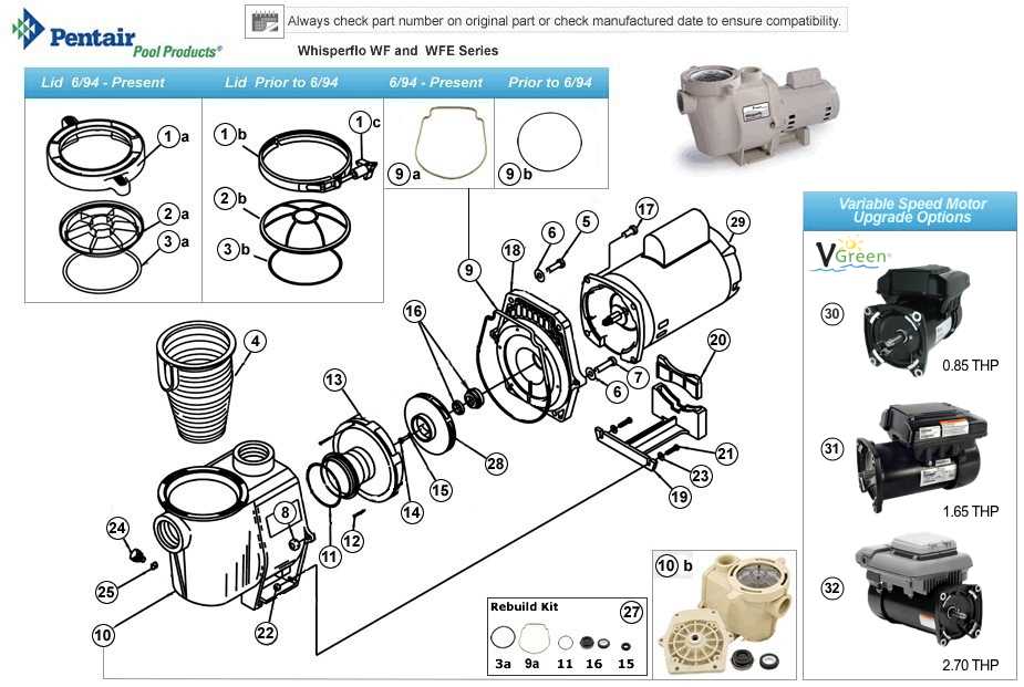 hayward pool pump motor parts diagram