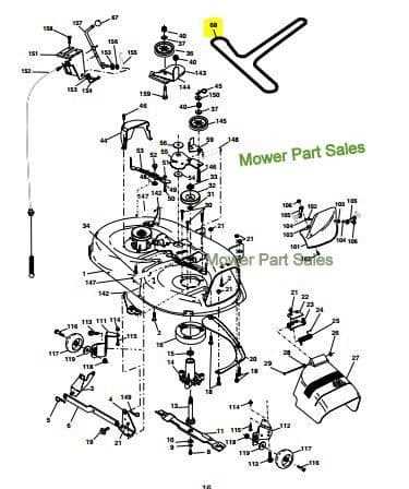 l110 john deere 42 inch mower deck parts diagram