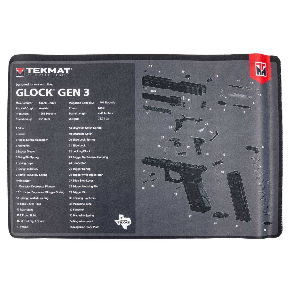 glock parts diagram gen 3