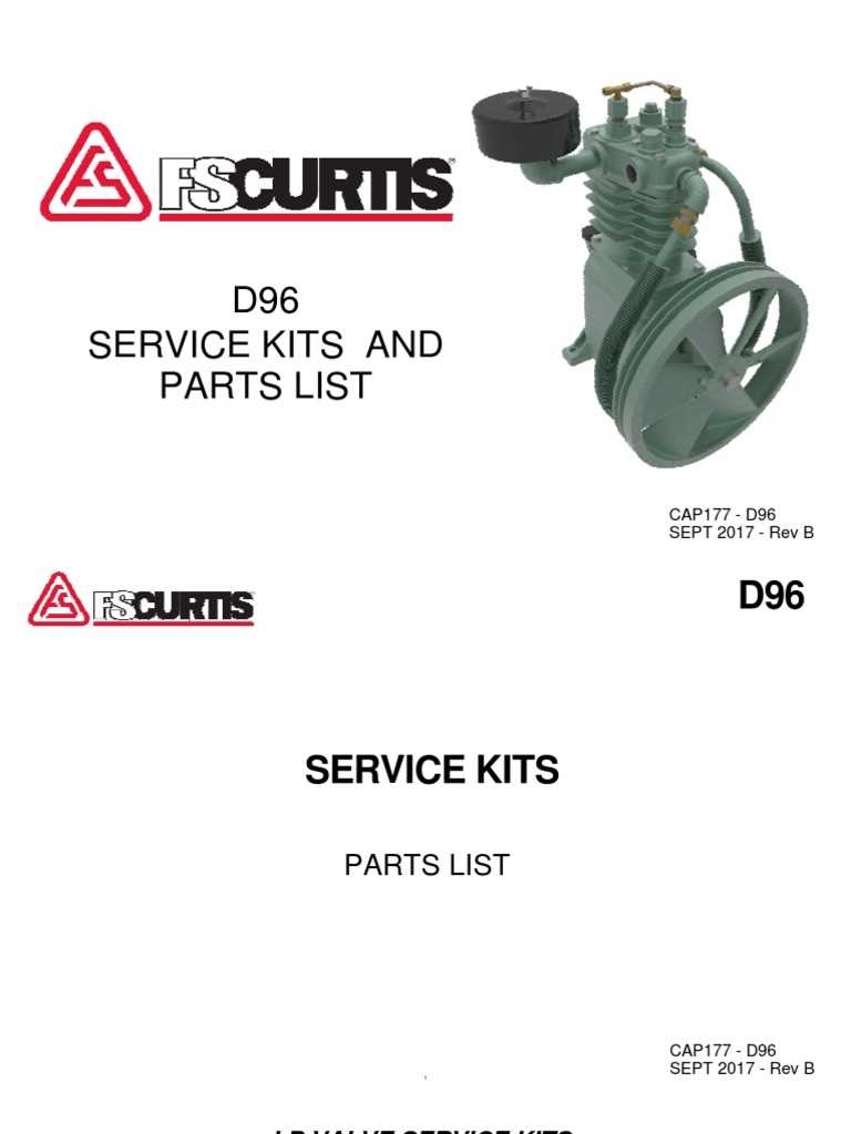 curtis air compressor parts diagram