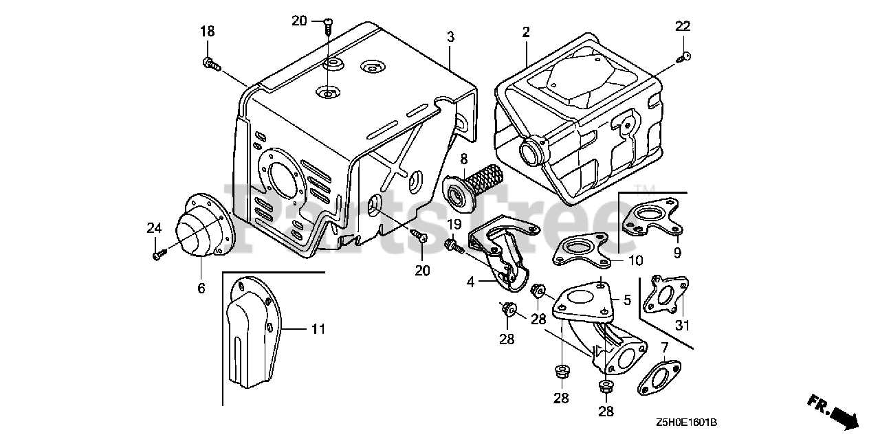 honda gx270 parts diagram