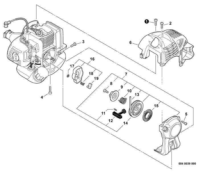 echo string trimmer parts diagram