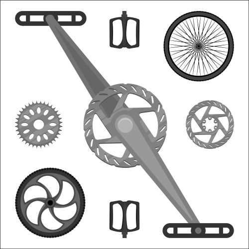 bmx bike part diagram