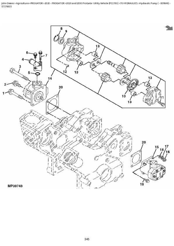 jd 345 parts diagram