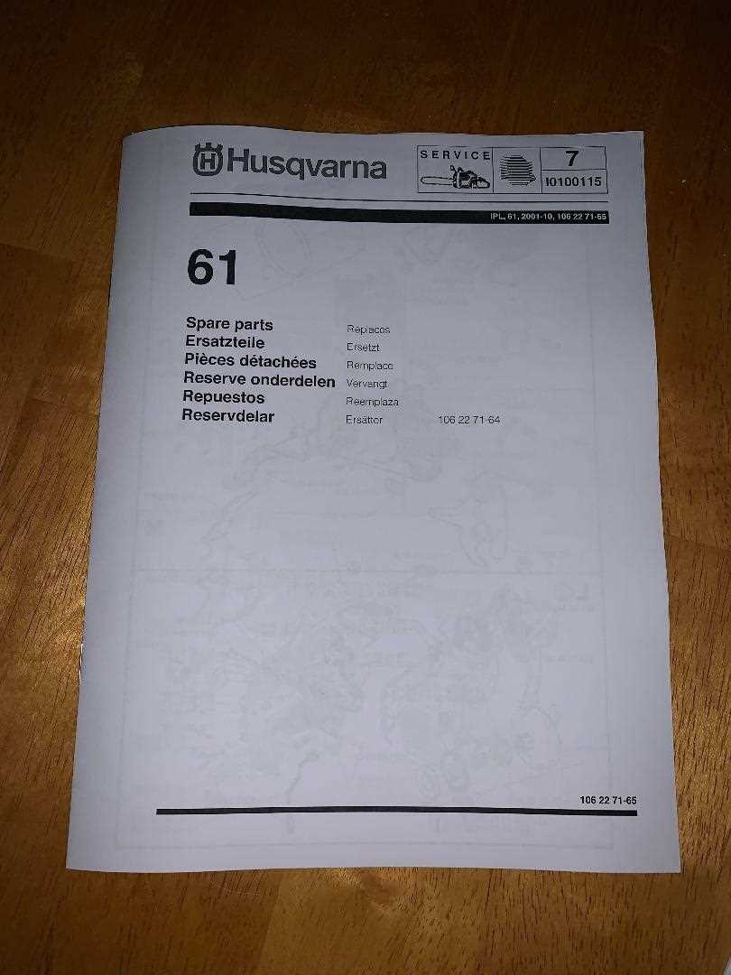 husqvarna 61 parts diagram