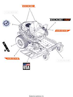 ariens riding mower parts diagram