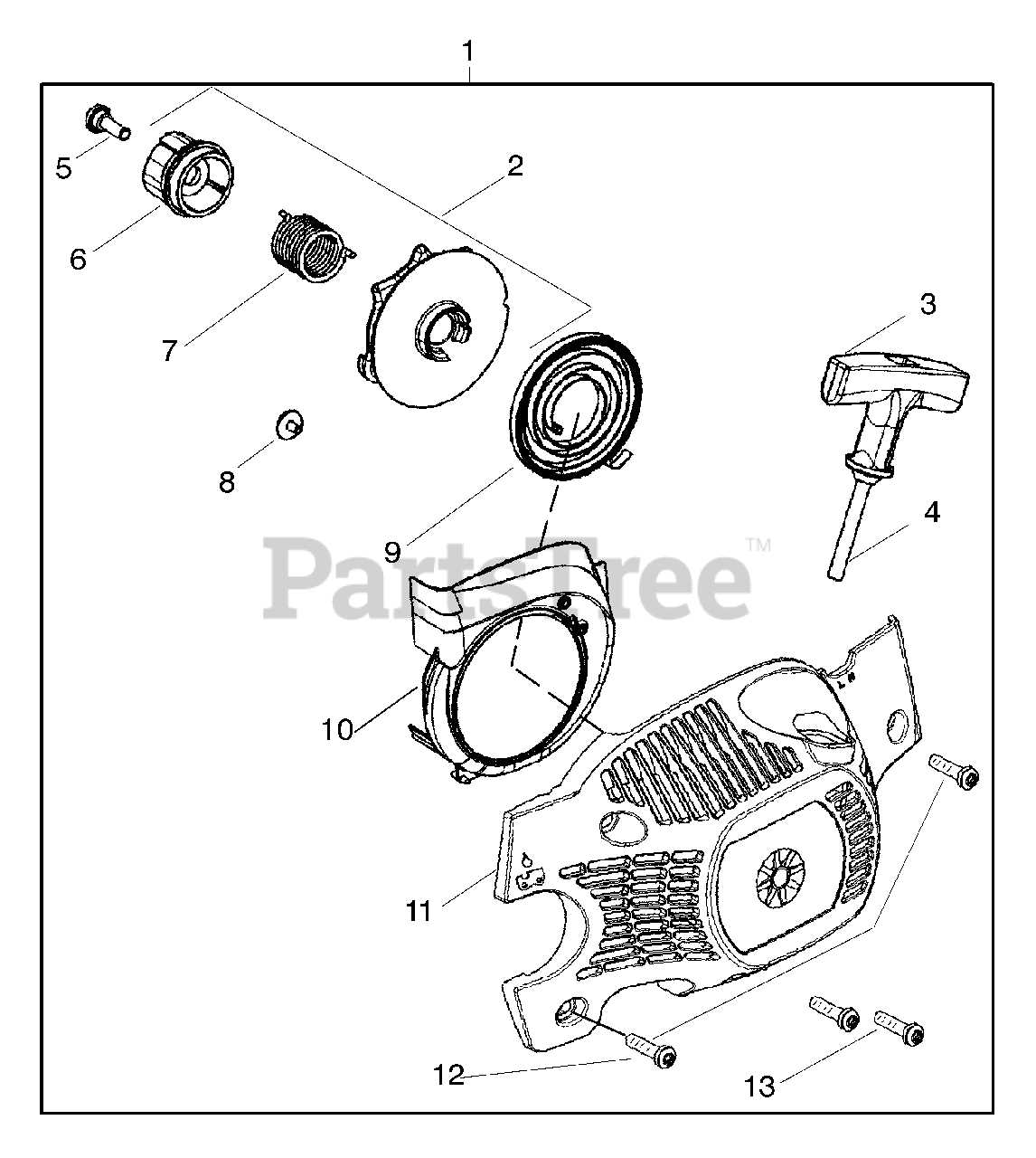 husqvarna 142 parts diagram