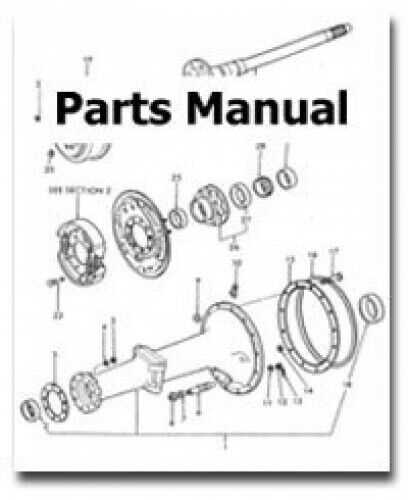 ford tractor parts diagram