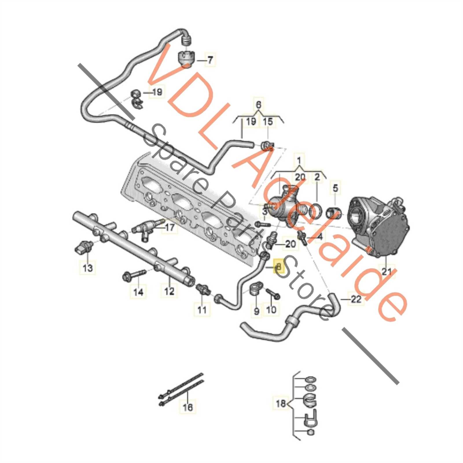 vw 2.0 tsi engine parts diagram