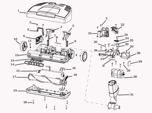 electrolux vacuum parts diagram