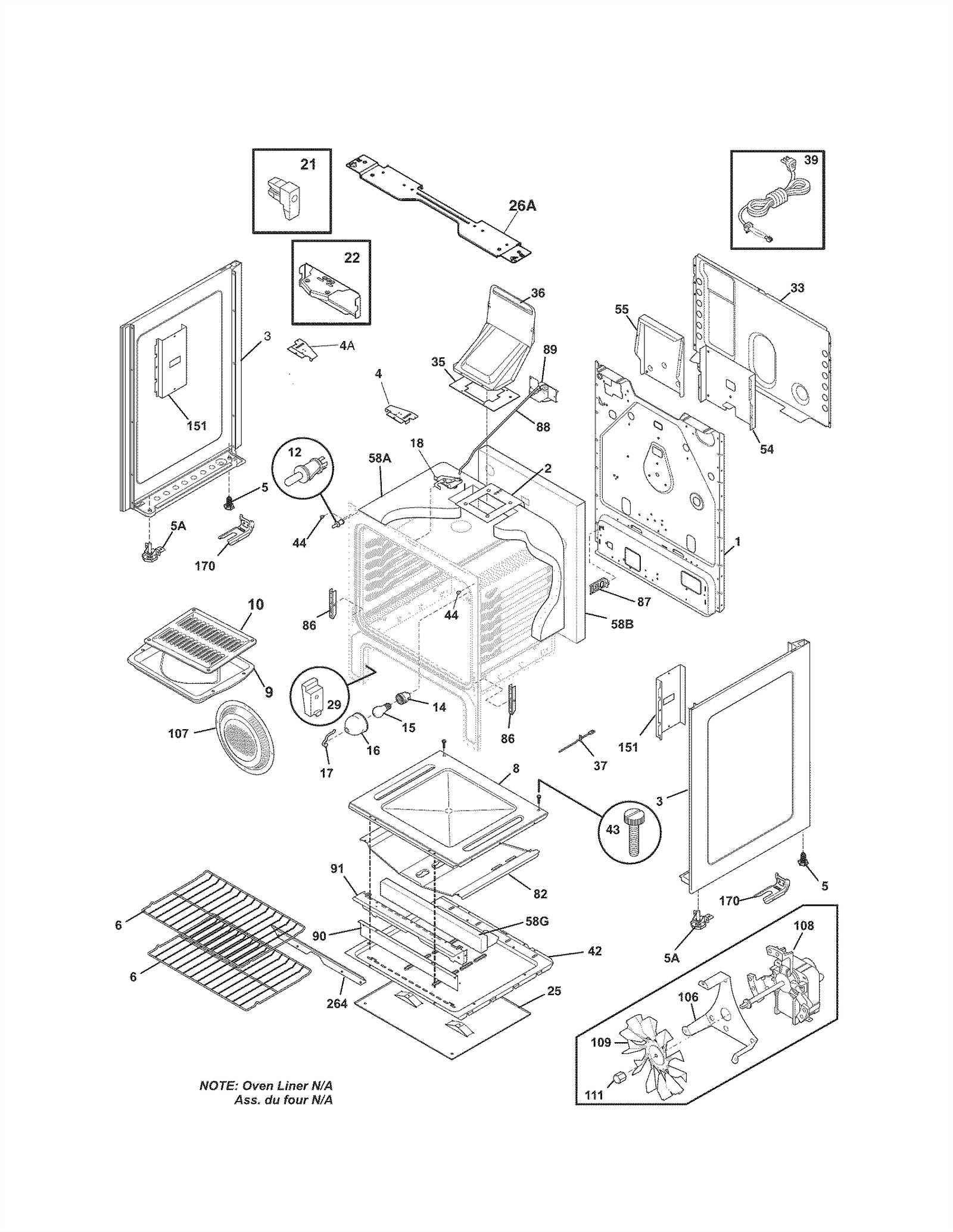 kenmore gas range model 790 parts diagram