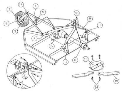 rototiller parts diagram