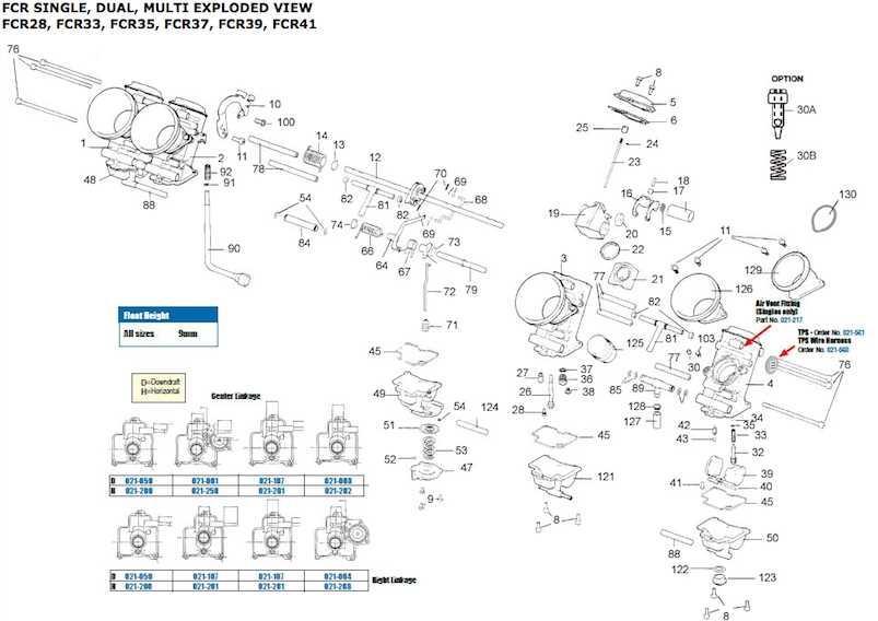 keihin carburetor parts diagram