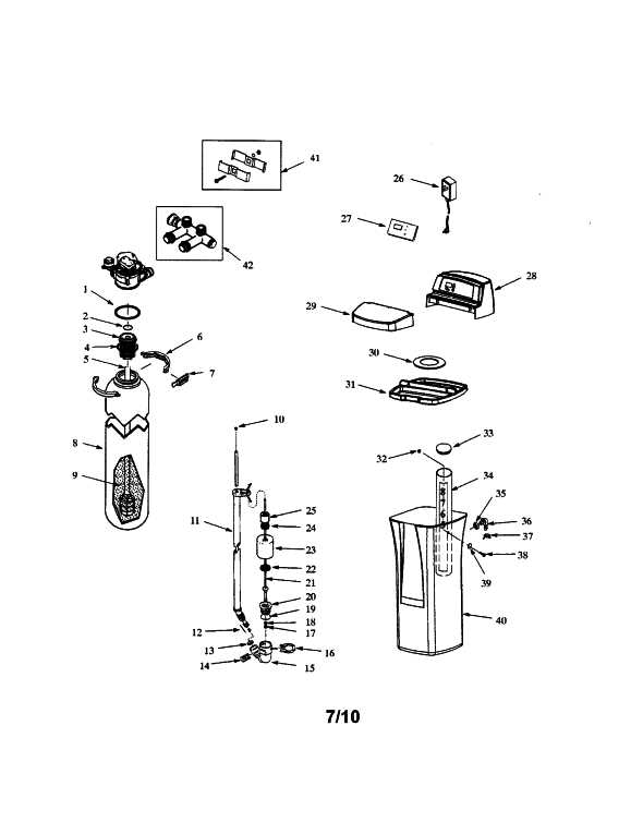 ge water softener parts diagram