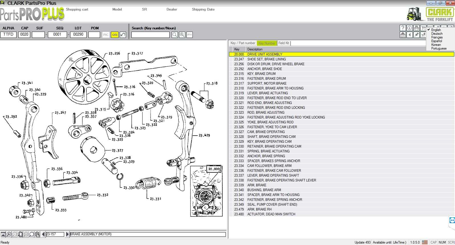 clark forklift parts diagram