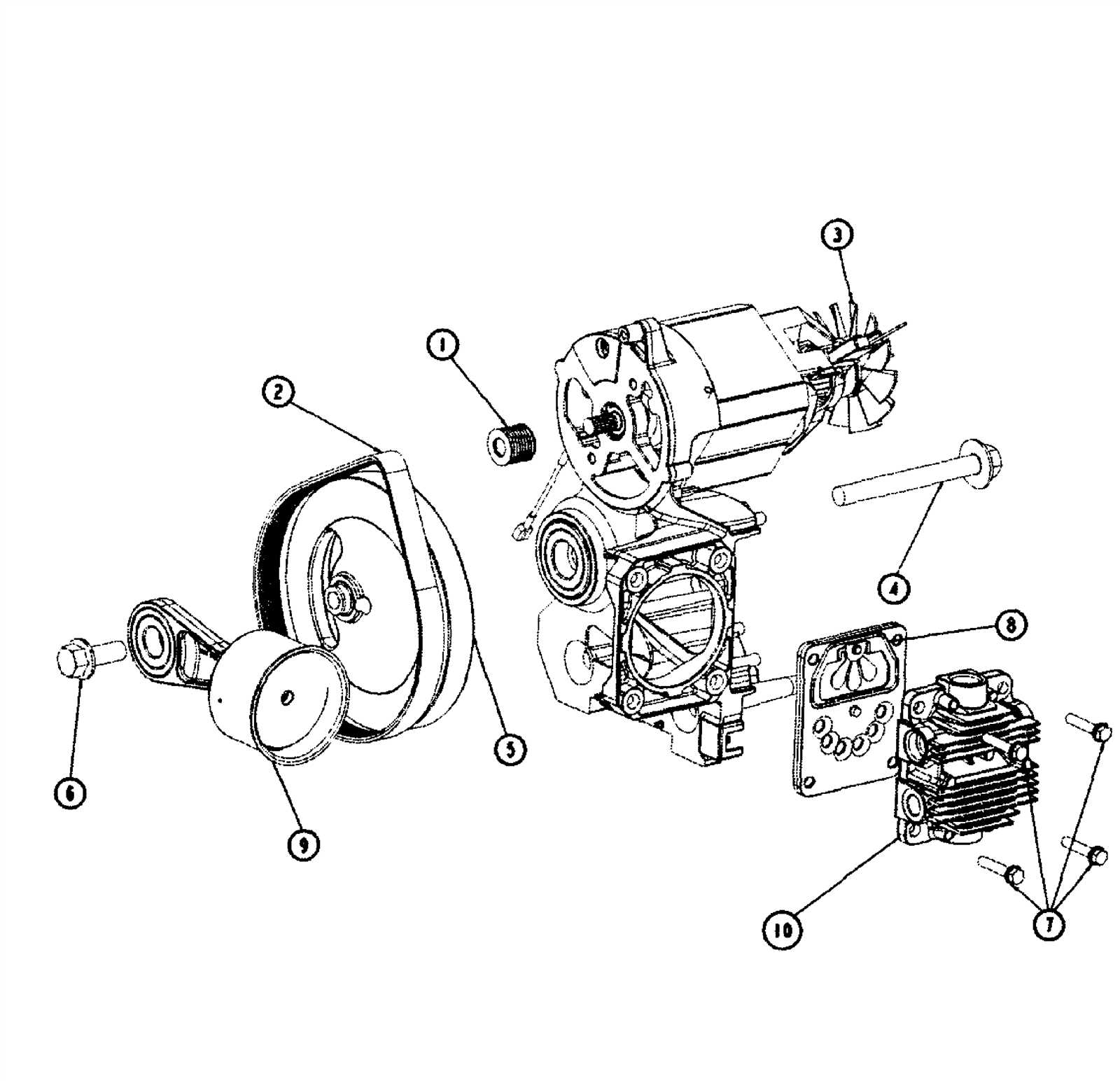 dewalt air compressor parts diagram