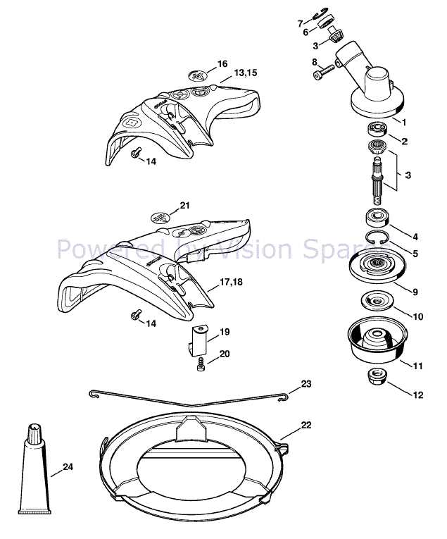 stihl trimmer parts diagrams