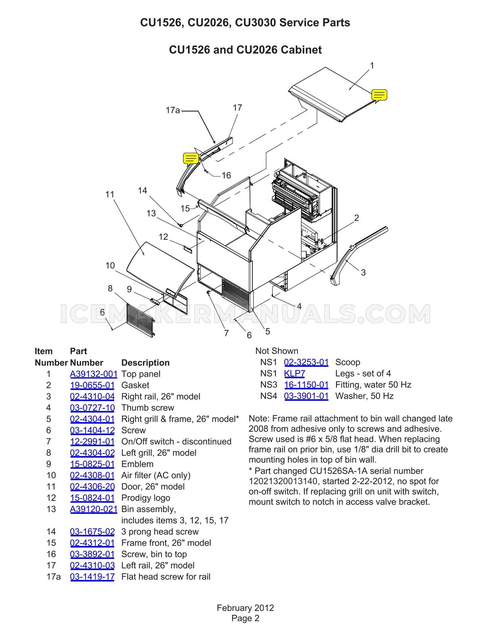 ice maker parts diagram