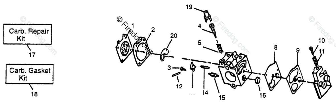 craftsman leaf blower parts diagram