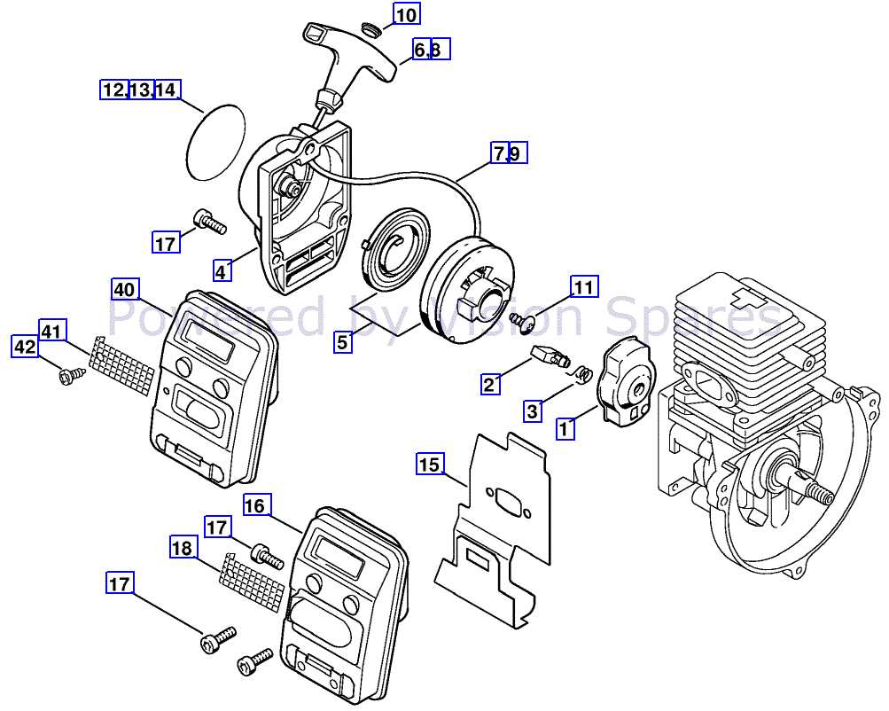 stihl bg75 parts diagram