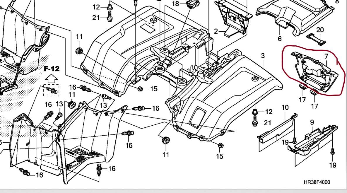 honda foreman 500 parts diagram