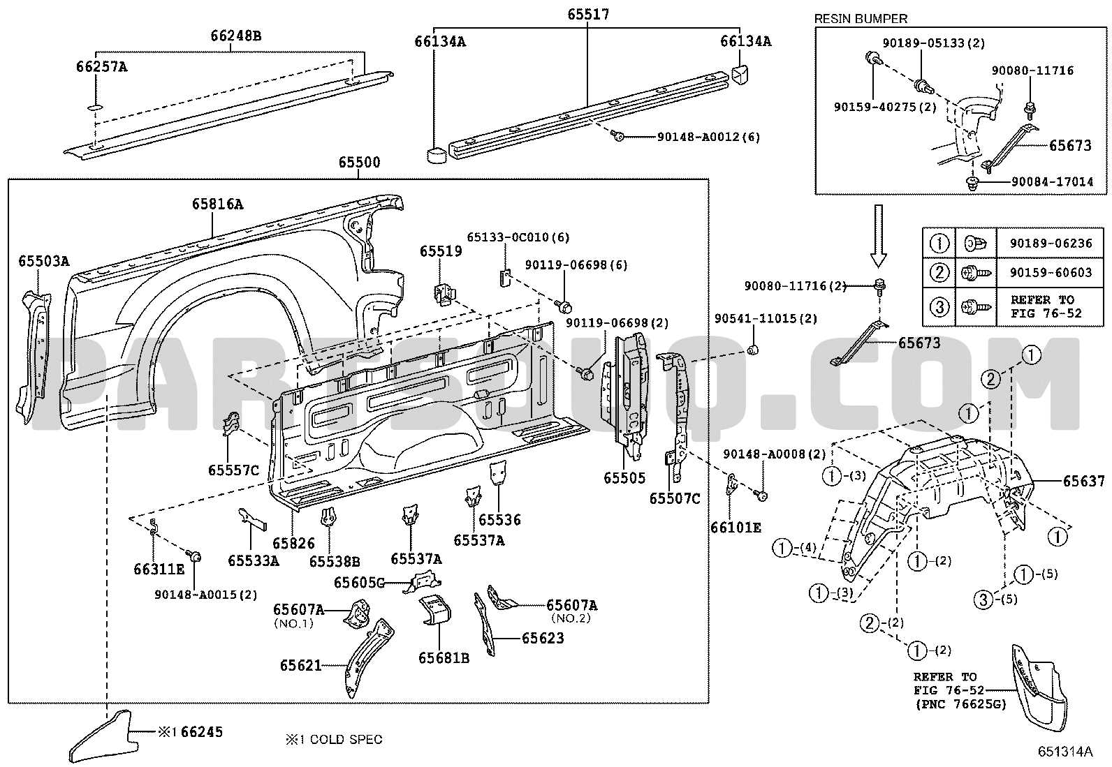 toyota tundra parts diagram